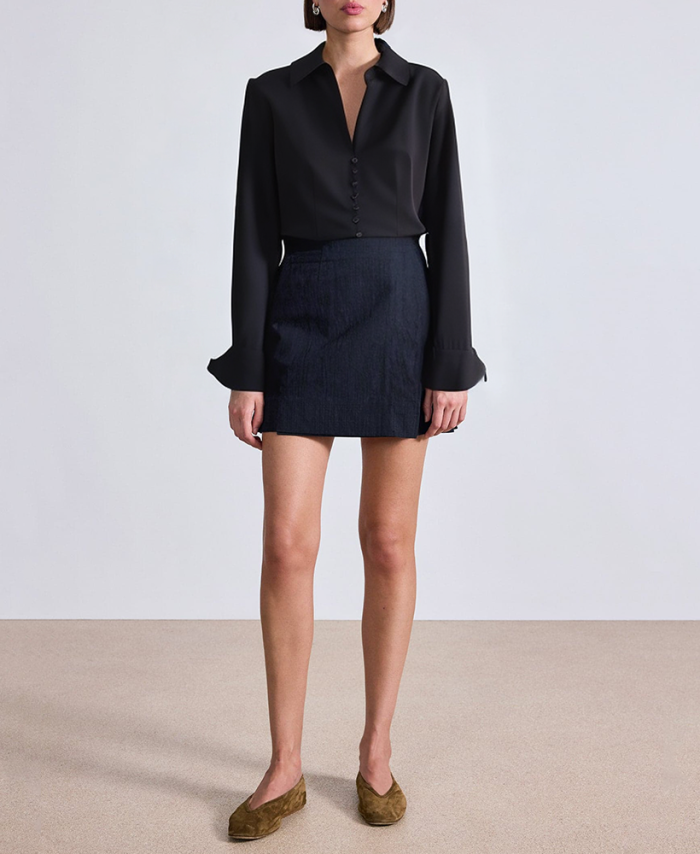 black-lapel-satin-womens-business-formal-suit