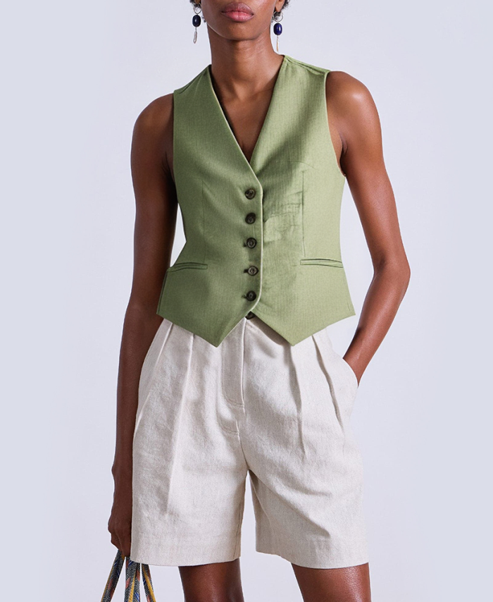 fashion-single-breasted-sleeveless-womens-vest