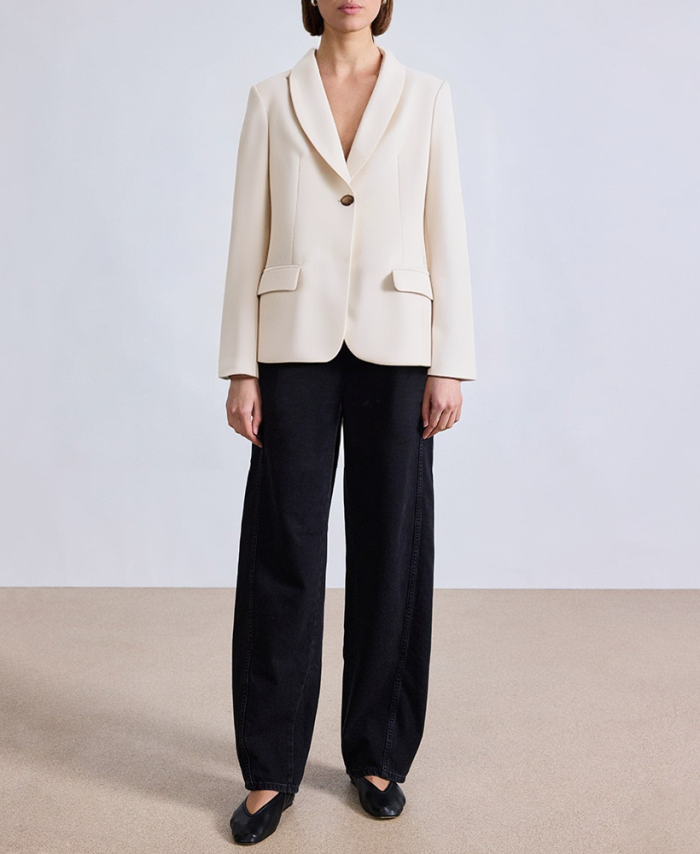 breathable-single-button-closure-womens-suit-jacket