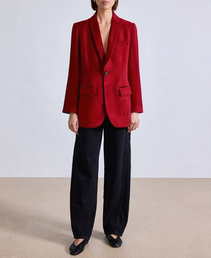 velvet-single-button-slim-fit-womens-blazer