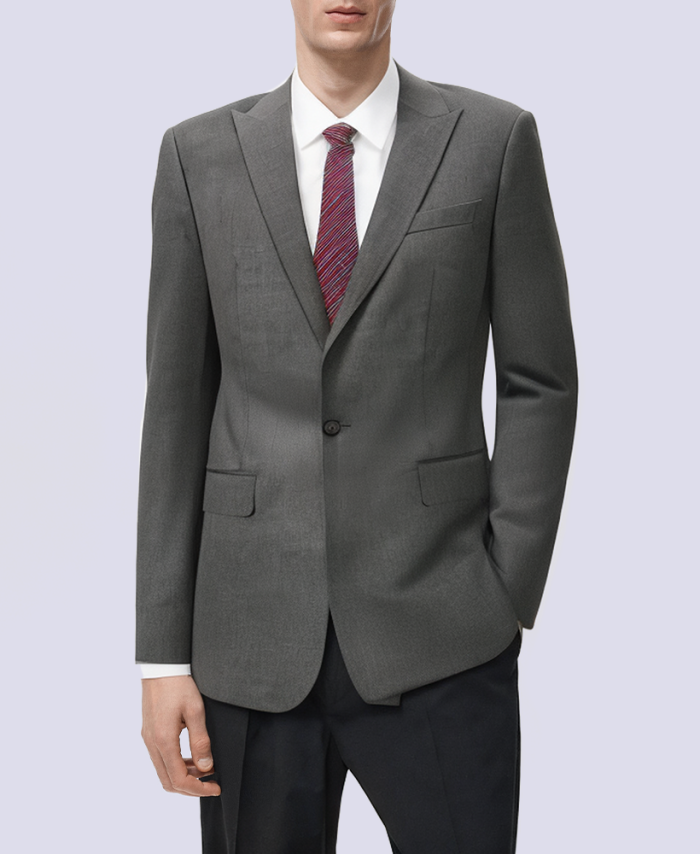 gray-single-button-slim-fit-business-mens-suit-jacket